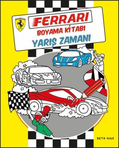 Ferrari Boyama Kitabı  Yarış Zamanı