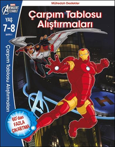 Marvel Avengers Assemble Çarpım Tablosu Alıştırmaları 78 Yaş