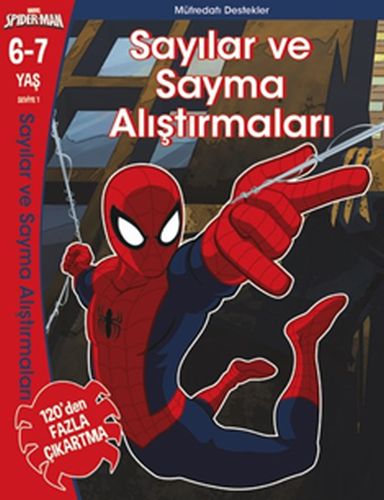 Marvel SpiderMan Sayılar ve Sayma Alıştırmaları 6 7 Yaş