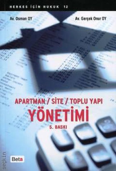 Apartman  Site  Toplu Yapı Yönetimi