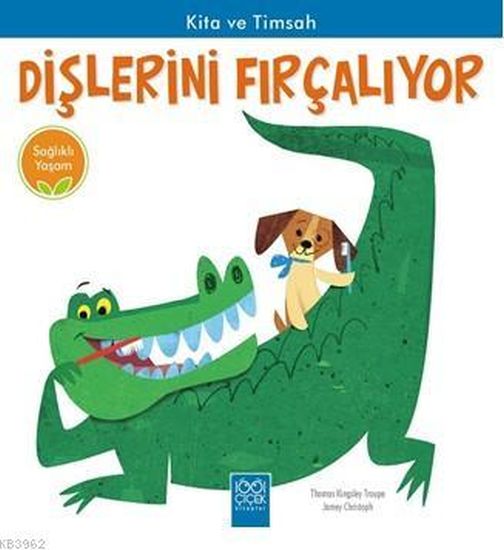 Sağlıklı Yaşam  Kita ve Timsah Dişlerini Fırçalıyor