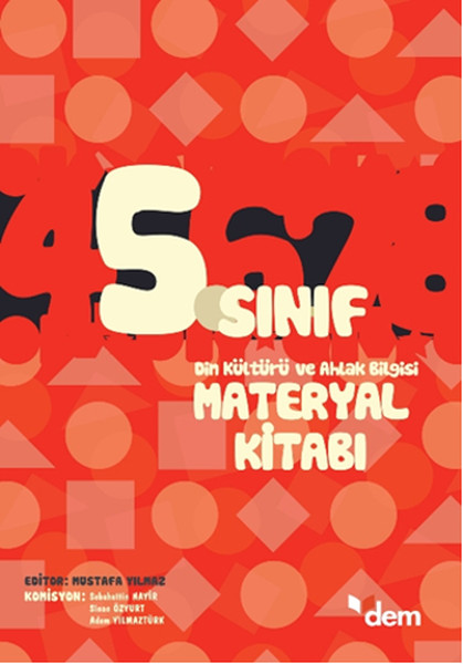 DEM 5 Sınıf Din Kültürü ve Ahlak Bilgisi Materyal Kitabı