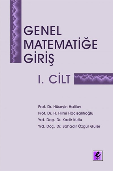 Genel Matematiğe Giriş ICilt