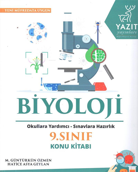 Yazıt 9 Sınıf Biyoloji Konu Kitabı YENİ