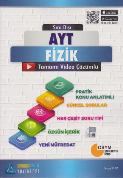 Sıradışı Analiz AYT Fizik Konu Özetli Tamamı Çözümlü Soru Bankası Yeni