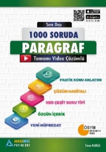 Sıradışı Analiz 1000 Soruda Paragraf Tamamı Çözümlü Konu Anlatımlı Soru Bankası Yeni