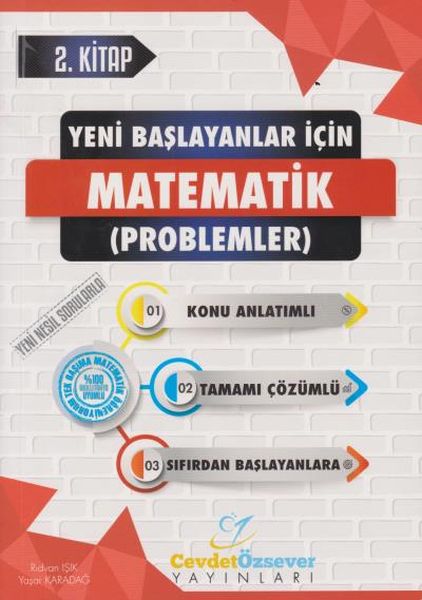 Cevdet Özsever Yeni Başlayanlar İçin Matematik Serisi 2 Kitap Tamamı Çözümlü Konu Anlatımlı