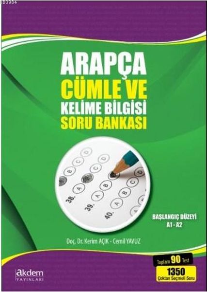 Arapça Cümle ve Kelime Bilgisi Soru Bankası Başlangıç Düzeyi A1A2