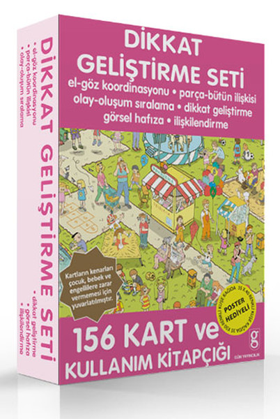 Dikkat Geliştirme Seti  156 Kart ve Kullanım Kitapçığı