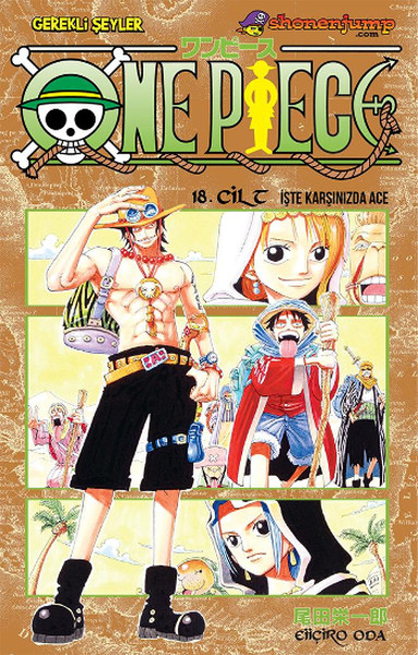 One Piece 18 Cilt  ve Karşınızda Ace