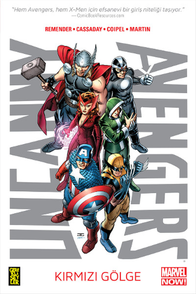 Uncanny Avengers 1  Kırmızı Gölge 1 Cilt