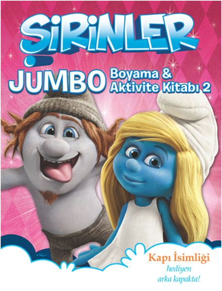 Şirinler  Jumbo Boyama ve Aktivite Kitabı 2