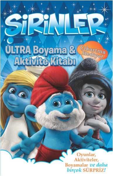Şirinler  Ultra Boyama ve Aktive Kitabı