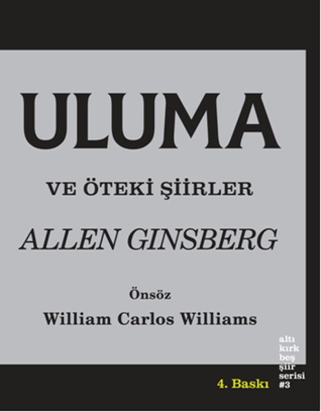 Uluma ve Öteki Şiirler küçük boy