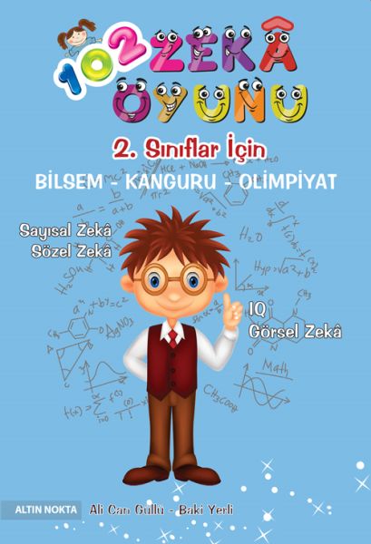 Altın Nokta 2 Sınıf 102 Zeka Oyunu Bilsem  Kanguru  Olimpiyat Kitabı