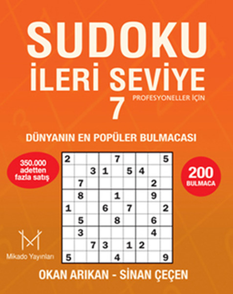 Sudoku İleri Seviye 7  Profesyoneller İçin