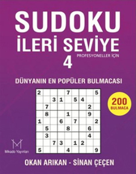 Sudoku İleri Seviye4  Profesyoneller İçin