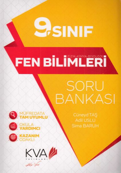 KVA 9 Sınıf Fen Bilimleri Soru Bankası Yeni