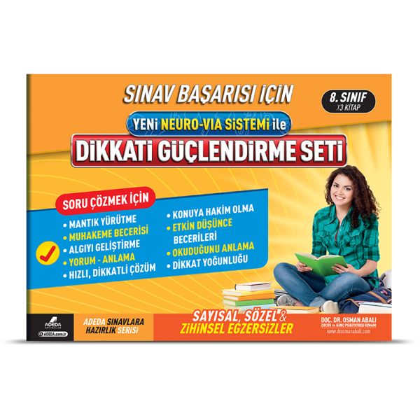 Dikkati Güçlendirme Seti  8 Sınıf  – 14 Yaş