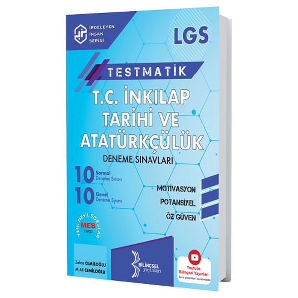 Bilinçsel 2021 LGS Testmatik TC İnkılap Tarihi ve Din Kültürü ve Ahlak Bilgisi Deneme Sınavı