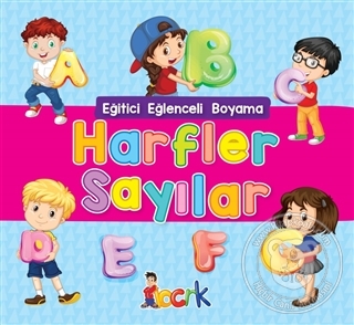 Harfler Sayılar  Eğitici Eğlenceli Boyama