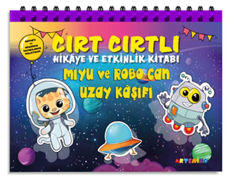 Miyu Ve Robo Can Uzay Kaşifi  Cırt Cırtlı Hikaye ve Aktivite Kitap Serisi