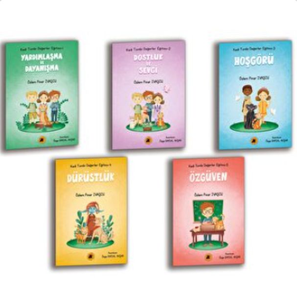 Kedi Tombi Değerler Eğitimi Seti 5 Kitap