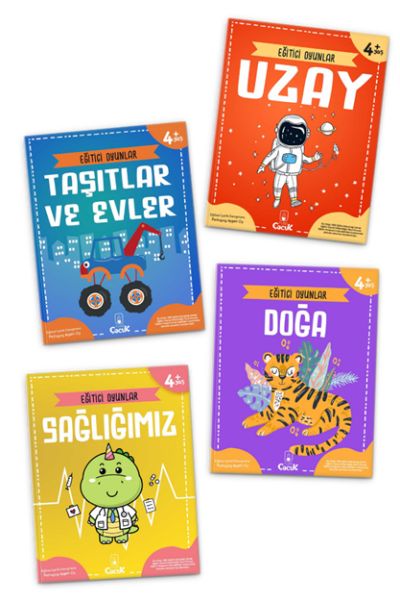 Eğitici Oyunlar Serisi 4 Kitap
