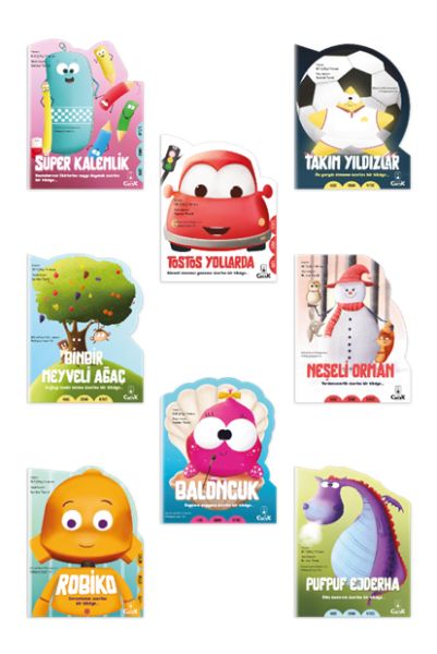 Şekilli Hikâyeler Serisi 8 Kitap