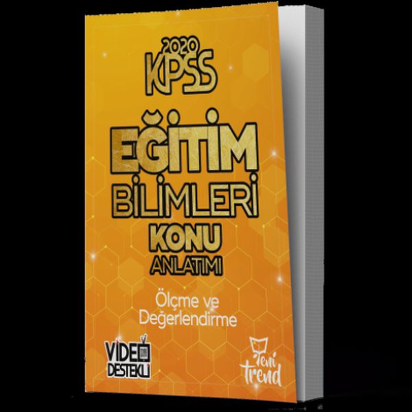 Yeni Trend 2020 KPSS Eğitim Bilimleri Ölçme ve Değerlendirme Konu Anlatımlı Yeni