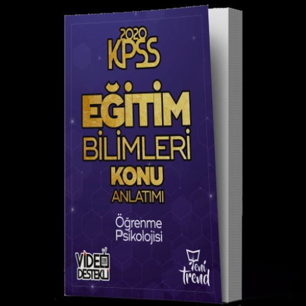 Yeni Trend 2020 KPSS Eğitim Bilimleri Öğrenme Psikolojisi Konu Anlatımlı Yeni