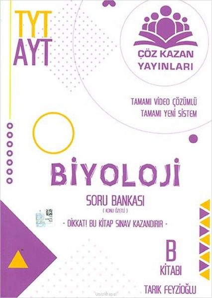 Çöz Kazan TYT AYT Biyoloji Soru Bankası B Kitabı Yeni