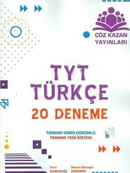 Çöz Kazan TYT Türkçe 20 li Deneme Sınavı Yeni