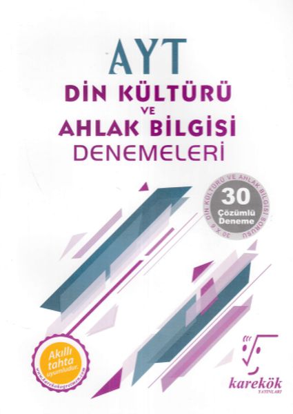 Karekök AYT Din Kültürü ve Ahlak Bilgisi Denemeleri Yeni