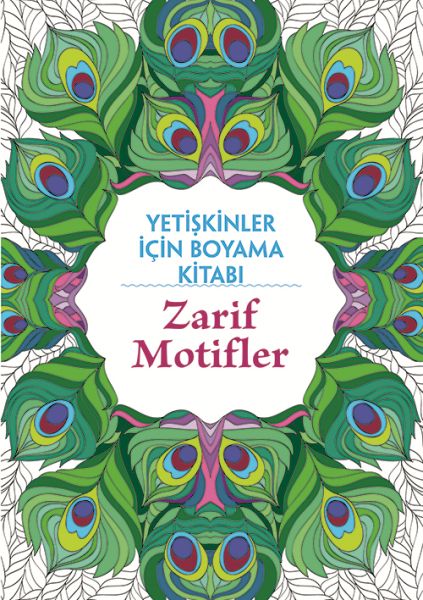 Yetişkinler İçin Boyama Kitabı  Zarif Motifler