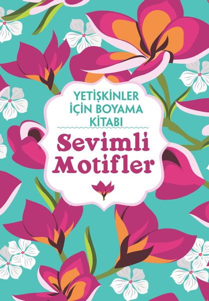 Yetişkinler İçin Boyama Kitabı  Sevimli Motifler