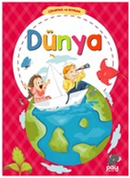 Çıkartma ve Boyama  Dünya