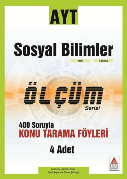 Delta AYT Sosyal Bilimler Konu Tarama Fasikülleri Ölçüm Serisi Yeni