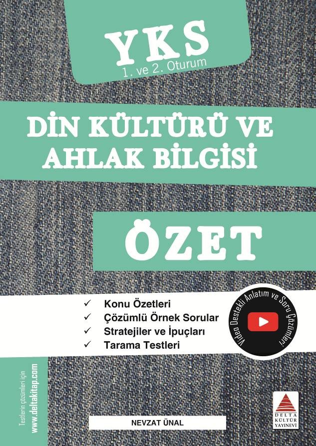 Delta TYT AYT Din Kültürü ve Ahlak Bilgisi Özet YKS 1 ve 2 Oturum Yeni