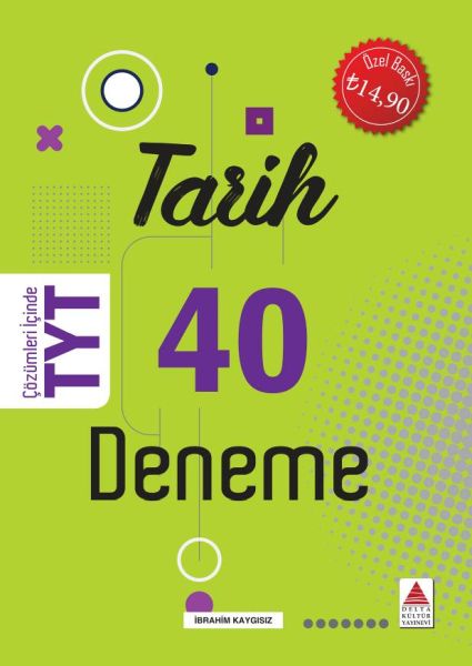 Delta Kültür TYT Tarih 40 Deneme Yeni