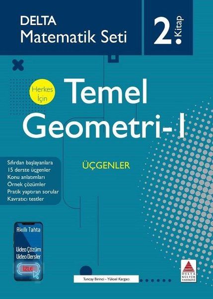 Delta Matematik Seti 2Kitap  Herkes İçin Temel Geometri 1