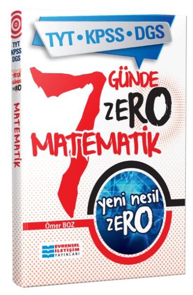 Evrensel İletişim TYT KPSS DGS 7 Günde Zero Matematik Yeni