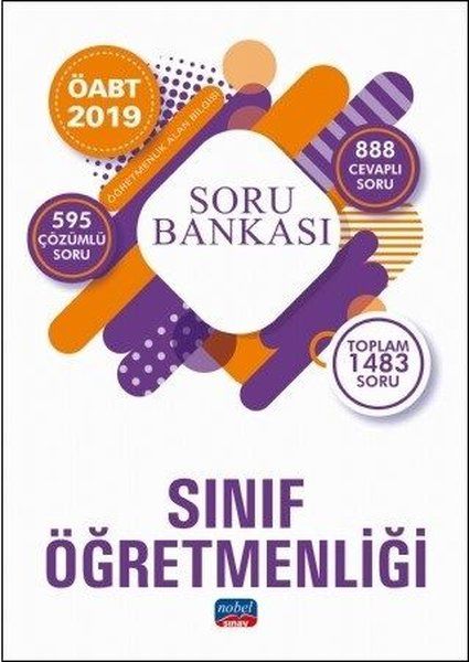 Nobel 2019 ÖABT Sınıf Öğretmenliği Soru Bankası Yeni