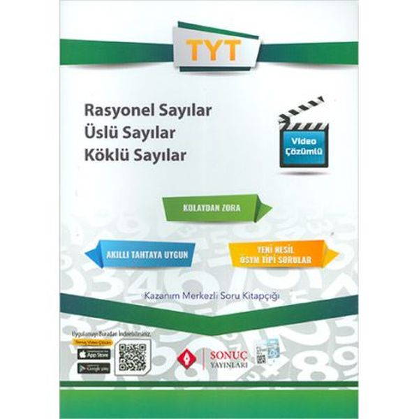 Sonuç TYT Rasyonel Sayılar  Üslü Sayılar  Köklü Sayılar