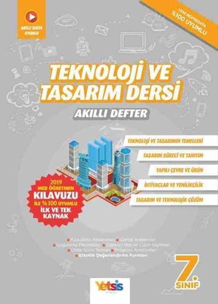 Yetsis Yayınları 7 Sınıf Teknoloji ve Tasarım Dersi Akıllı Defter