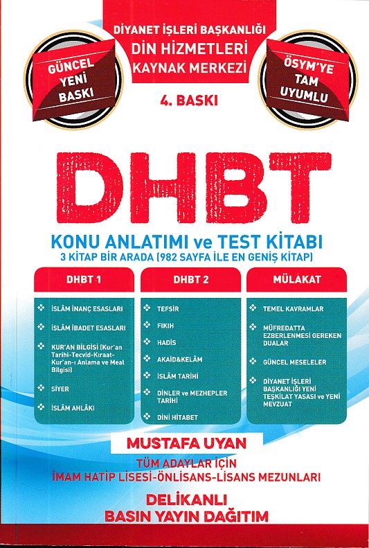 Din Hizmetleri Kaynak Merkezi Konu Anlatımı ve Test Kitabı Tüm Adaylar İçin