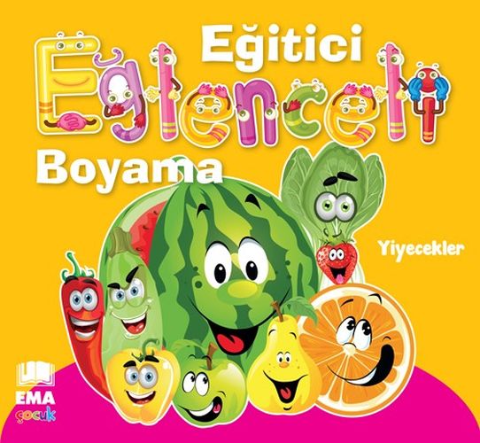 Eğitici Eğlenceli Boyama  Yiyecekler