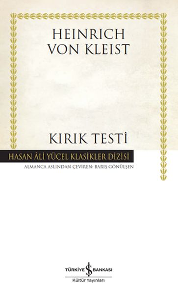 Kırık Testi  Hasan Ali Yücel Klasikleri Ciltli