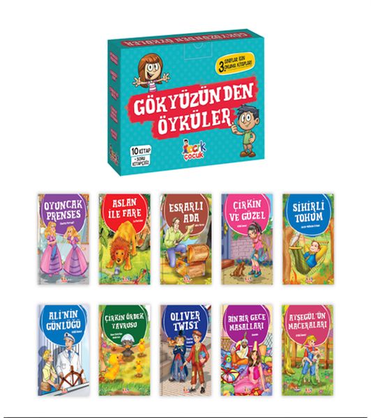 Gökyüzünden Öyküler  10 Kitap+Soru Kitapçığı