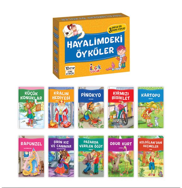 Hayalimdeki Öyküler– 10 Kitap+Soru Kitapçığı